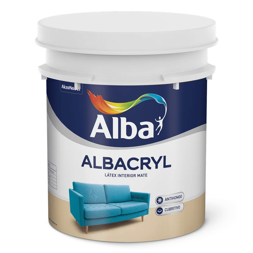 Pintura látex de interior blanco mate lavable 10 L